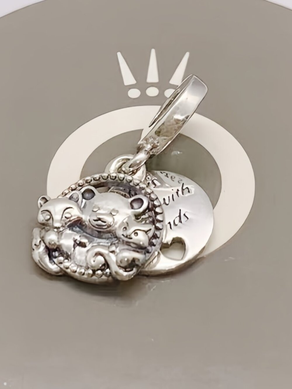 Pandora Bear, Fox & Squirrel Dangle Charm